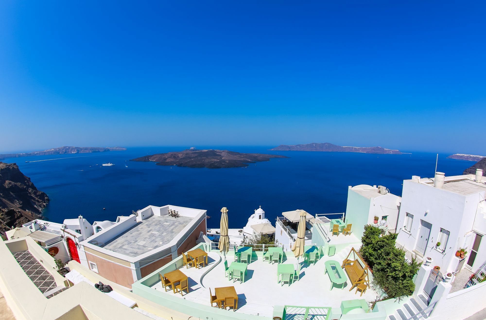 360 Blue Villa Fira  Exterior foto